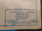 Blueprint PRR Passenger Cars Bolster End Casting and Side Bearing 410463-C