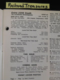 Extra 2200 South #85 1986 July Aug Sep Georgia Group Roster