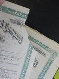 Certificates of Stock 1-200 A&N RR Alliance and Northern Railroad Company