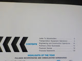 Pullman Incorporated Annual Report 1972 Transportation Equipment Operations Cons