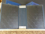 Model Railroader Magazine Binders 5 approx 5 inch binders with rods Blue USED