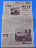 Ives Miniature Railway News 1976 Extra Edition Ives Announces a Nationwide Boy’s