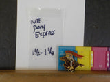 Jaycees Nebraska Pony Express Rider Facing Left W/Red Banner - 50 Years PIN