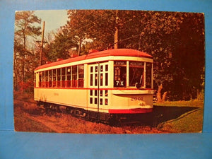 Postcard Branford Trolley Museum Montreal Lightweight #2001
