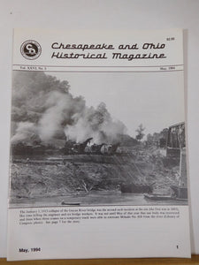 Chesapeake and Ohio Historical Magazine 1994 May C&O HS Guyan River Bridge Falls
