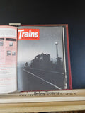 Trains Magazine in a Trains wire binder 1966 12 issues