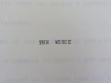 Wreck, The a Short Story by Charles M. Tanner Spiral bound