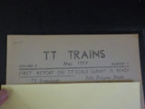 TT Trains 1959 May Vol 5 No 2 TT Standards Fifty returns made by