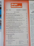 Model Railroader Magazine 1962 May Building scenery How to build a boomtown