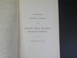 Alabama Great Southern Railroad Company Annual Report 1915 38th  MAP