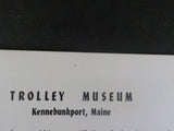 Trolley Museum, The Seashore Electric Ry Kennebunkport Maine Soft Cover 1958