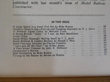 Model Railway Constructor 1958 February NB Scott 7 mm Midland Signal cabin