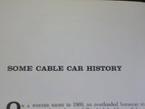 Cable Cars of San Francisco By Phil & Mike Palmer      Soft Cover