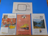 Ads Union Pacific Railroad Lot #18 Advertisements from various magazines (10)