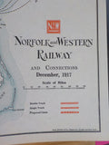 Norfolk and Western Railway Annual Report 22nd Year ended December 31 1917  MAP