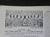 Bandwagon 1966 January February Circus Magazine Great Wallace Running Lion & Rhi