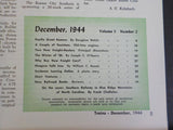 Trains Magazine 1944 December Niagara Falls Line PGE Freight haulers