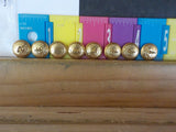 Button NYNH&H New York New Haven & Hartford Lot of 6 gold in color buttons Lot 3