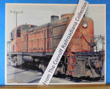 Photo Gulf Mobile & Ohio Locomotive #1501 8X10 Color GM&O Bloomington ILL 1972