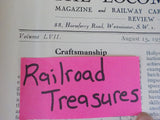 Locomotive Railway Carriage & Wagon Review #708 1951 August 15th