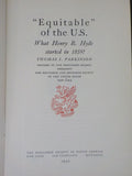 Equitable of the U.S. by Thomas I. Parkinson  Newcomen Society Henry B Hyde