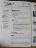 Railroad Model Craftsman Magazine 1986 April Marshall Pass Auto parts boxcars mo