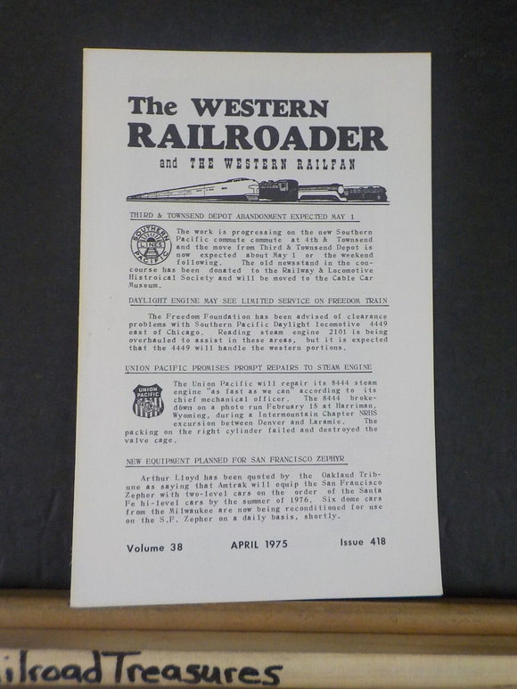 Western Railroader #418 Miniature Railroad at Venice CA; CA Railway, short news