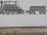 Print Baltimore & Ohio #217 The Davis Camel 1873