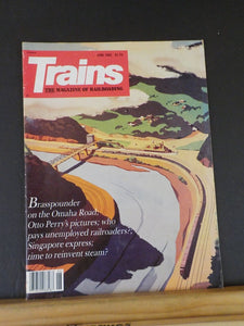 Trains Magazine 1982 June Brasspounder on the Omaha Road Otto Perry pictures