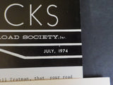 Wheel Clicks 1974 July Pacific Railroad Society Of the Wig-Wag, Bell and Other W