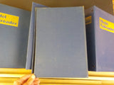 Model Railroader Magazine Binders 5 approx 5 inch binders with rods Blue USED