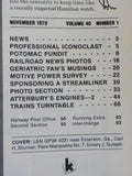 Trains Magazine 1979 November How L&N Got out of the woods Birth of streamliner