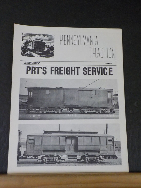 Pennsylvania Traction No 12 January 1965 PRT Freight Service
