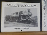 New Jersey Midland Railroad Calendar Lot of 6 1996-2001