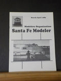 Santa Fe Modeler 1985 March April Depot Perry OK Chair observation