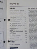 Railway World 1964 December Vol 25 No 295 LNER Sandringhams & their rivals