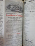 New York Central Lines Timetable Book East bound Folders Vol 1 1909 1 1909-12 No