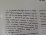 Fairbanks-Morse CDO Analog-to-Digital Converter Bulletin ED-16