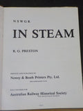 NSWGR in Steam by RG Preston N.S.W.C.R. w/ dust jacket