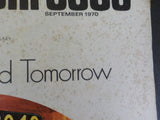 Modern Railroads 1970 September Today and Tomorrow Damaged