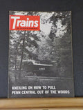 Trains Magazine 1971 May Kneiling on how to pull Penn Central out of the woods