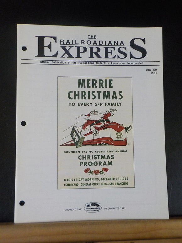 Railroadiana Express 1996 Winter Tin Goose & The Iron Horse