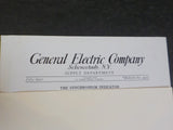 General Electric Company Supply Department Bulletin No 4975 1912 July Synchronis