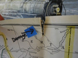 Chicago Burlington & Quincy Railroad Company Annual Report 1924 Foldout map
