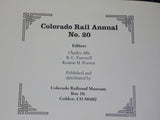 Dreams, Visions and Visionaries Colorado Rail Annual No. 20 w/DJ Loose Map