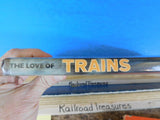Love of Trains, The By Hand & Edmonson Steam and Diesel Locomotives w/ DJ