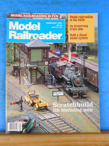 Model Railroader Magazine 1991 February Armstrong track plan Diesel sound system