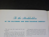 Baltimore & Ohio Railroad Company Annual Report 1952 126th Dieselization