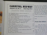 Carnival Midway Vol 13 #4 July/August 2011 Safari Amusments Crown Amusements
