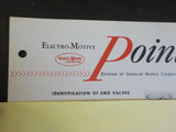 EMD Pointers 1959 February 12 Identification of EMD valves